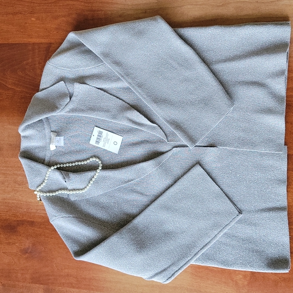 Chico's metallic cardigan